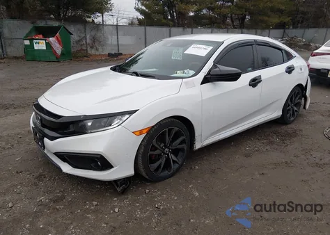 2019 Honda Civic Sport из США, поврежденный, VIN 2HGFC2F84KH564566